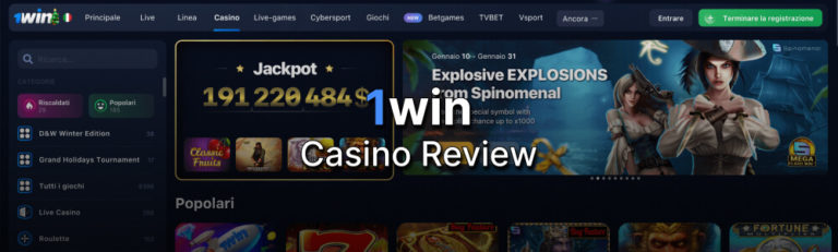1win casino reviews