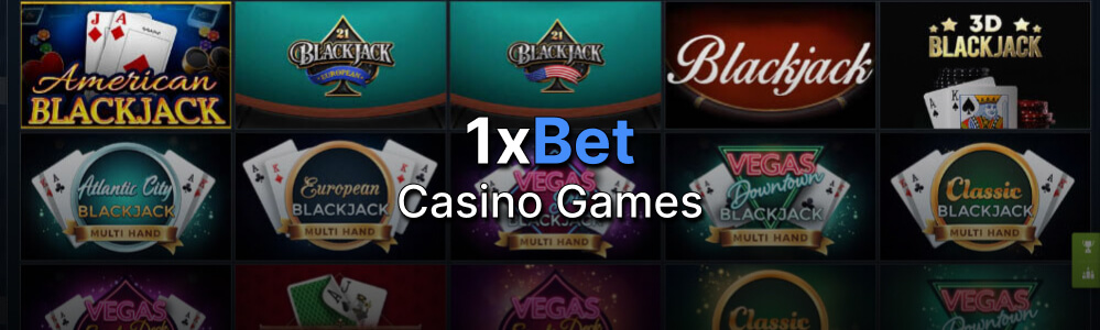 1xbet Game Library