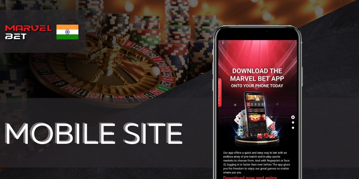 Marvelbet mobile site